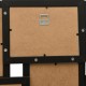 Fekete mdf fényképkeretszett 24 db 10 x 15 cm-es képhez