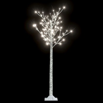 156 led-es bel-/kültéri hideg fehér fűzfa karácsonyfa 1,5 m