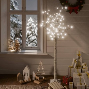156 led-es bel-/kültéri hideg fehér fűzfa karácsonyfa 1,5 m