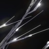 200 led-es bel-/kültéri hideg fehér fűzfa karácsonyfa 1,8 m