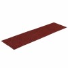 15 db öntapadós lépcsőszőnyeg 76 x 20 cm bordói téglalap alakú