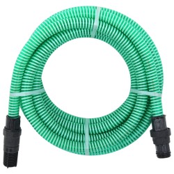 Zöld szívótömlő pvc csatlakozókkal 4 m 22 mm