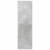 2 db betonszürke fali cipősszekrény 60 x 18 x 60 cm