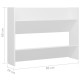 2 db fehér forgácslap fali cipősszekrény 80 x 18 x 60 cm 2 db fehér forgácslap fali cipősszekrény 80 x 18 x 60 cm