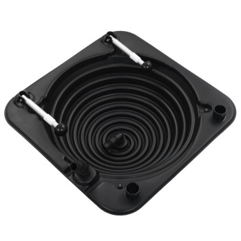 5 db hdpe és alumínium napelemes medencefűtő 75 x 75 x 36 cm