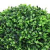 2 db zöld gömbalakú cserepes műpuszpáng 27 cm