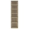 2 db sonoma tölgy színű cipősszekrény 27,5 x 27 x 102 cm