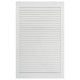 Fehér tömör fenyőfa zsaluzott ajtó 99,3 x 59,4 cm