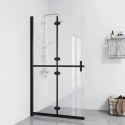 átlátszó esg üveg összecsukható zuhanyfal 80 x 190 cm