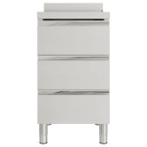 2 db 3 fiókos kereskedelmi konyhaszekrény 50x60x96 cm 2 db 3 fiókos kereskedelmi konyhaszekrény 50x60x96 cm