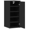 2 db fekete forgácslap cipősszekrény 32 x 35 x 70 cm
