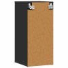 2 db fekete forgácslap cipősszekrény 32 x 35 x 70 cm