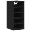 Vidax fekete forgácslap cipősszekrény 31,5 x 35 x 70 cm