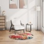 Többszínű foltvarrott mosható szőnyeg φ120 cm