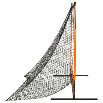 Fekete multisport/baseball gyakorlóháló 174 x 76 x 158,5 cm