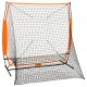 Fekete multisport/baseball gyakorlóháló 174 x 76 x 158,5 cm