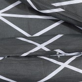 Szürke pamut ágyneműhuzat-garnitúra 220x240 cm Szürke pamut ágyneműhuzat-garnitúra 220x240 cm