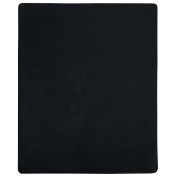 2 db fekete pamutdzsörzé gumis lepedő 160 x 200 cm