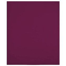 Bordó pamutdzsörzé gumis lepedő 90 x 200 cm