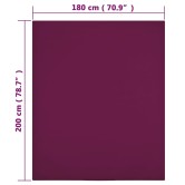 Bordó pamutdzsörzé gumis lepedő 180x200 cm Bordó pamutdzsörzé gumis lepedő 180x200 cm