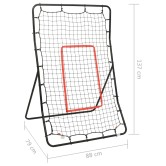 Acél aktív fal softballhoz 88 x 79 x 137 cm Acél aktív fal softballhoz 88 x 79 x 137 cm