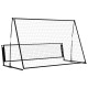 2 az 1-ben acél focikapu és aktív fal 202 x 104 x 120 cm 2 az 1-ben acél focikapu és aktív fal 202 x 104 x 120 cm