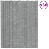 Tetőpanel 36 pcs ezüst 60 x 45 cm horganyzott acél