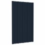 Tetőpanel 12 pcs antracitszürke 80 x 45 cm horganyzott acél