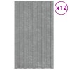 Tetőpanel 12 pcs ezüst 80 x 45 cm horganyzott acél