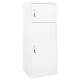 Fehér acél nyeregszekrény 53 x 53 x 140 cm