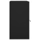 Fekete acél nyeregszekrény 53 x 53 x 105 cm Fekete acél nyeregszekrény 53 x 53 x 105 cm
