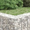3 db vas gabion magaságyás 30 x 30 x 50 cm