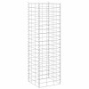 3 db vas gabion magaságyás 30 x 30 x 100 cm