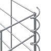 3 db vas gabion magaságyás 30 x 30 x 150 cm