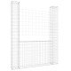 u-alakú vas gabionkosár 2 oszloppal 140 x 20 x 200 cm u-alakú vas gabionkosár 2 oszloppal 140 x 20 x 200 cm