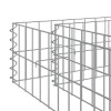 Horganyzott acél gabion magaságyás 800 x 100 x 20 cm