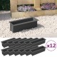 12 db szürke polipropilén virágláda raklapokhoz 36x13,5x9,5 cm 12 db szürke polipropilén virágláda raklapokhoz 36x13,5x9,5 cm