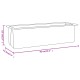 12 db szürke polipropilén virágláda raklapokhoz 36x13,5x9,5 cm 12 db szürke polipropilén virágláda raklapokhoz 36x13,5x9,5 cm