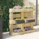 12 db szürke polipropilén virágláda raklapokhoz 36x13,5x9,5 cm 12 db szürke polipropilén virágláda raklapokhoz 36x13,5x9,5 cm