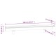 Akril vízeséskifolyó rgb led-ekkel 108 cm Akril vízeséskifolyó rgb led-ekkel 108 cm