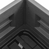 Kőszürke kerti pp magaságyás 43 x 43 x 35 cm