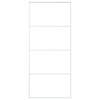 Fehér esg üveg és alumínium tolóajtó 90x205 cm