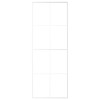 Fehér matt esg üveg és alumínium tolóajtó 76 x 205 cm
