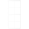 Fehér esg üveg és alumínium tolóajtó 90x205 cm