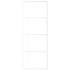 Fehér esg üveg és alumínium tolóajtó 76x205 cm