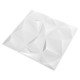 12 darab gyémánt fehér 3d fali panel 50 x 50 cm 3 m² 12 darab gyémánt fehér 3d fali panel 50 x 50 cm 3 m²