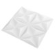 12 darab origamifehér 3d fali panel 50 x 50 cm 3 m² 12 darab origamifehér 3d fali panel 50 x 50 cm 3 m²