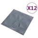 12 darab gyémánt szürke 3d fali panel 50 x 50 cm 3 m² 12 darab gyémánt szürke 3d fali panel 50 x 50 cm 3 m²