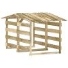 2 db impregnált fenyőfa pergola tetővel 100 x 90 x 100 cm
