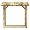 2 db impregnált fenyőfa pergola tetővel 100 x 90 x 100 cm